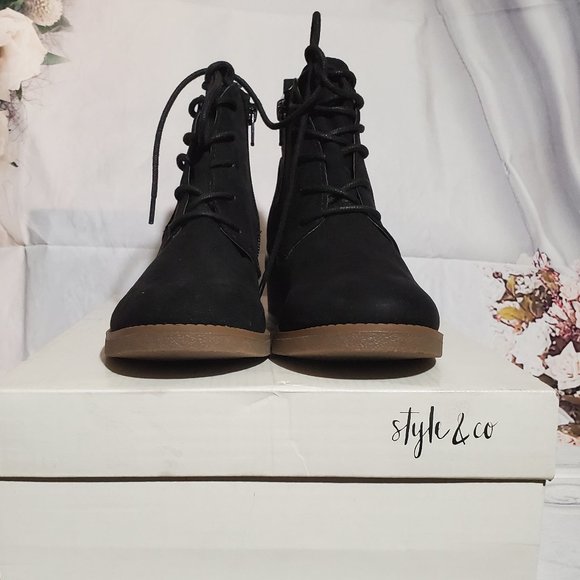 STYLE & CO RIZIO CLOSED TOE ANKLE FASHION BOOT - Picture 8 of 8